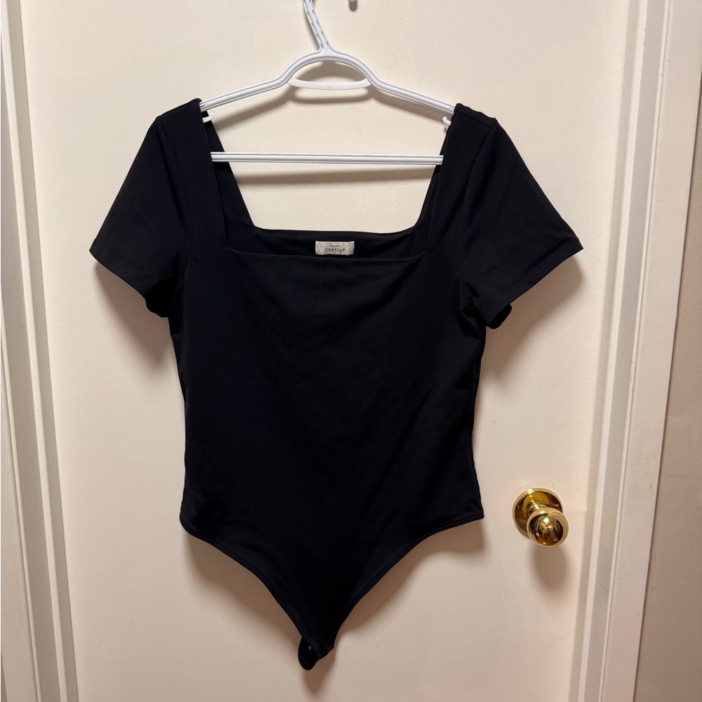 Aritzia Black Contour Bodysuit